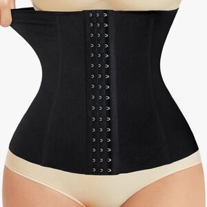 NWOT black Loday waist trainer / corset L